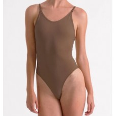 Silky Girls Seamless Low Back Camisole in Dark Nude